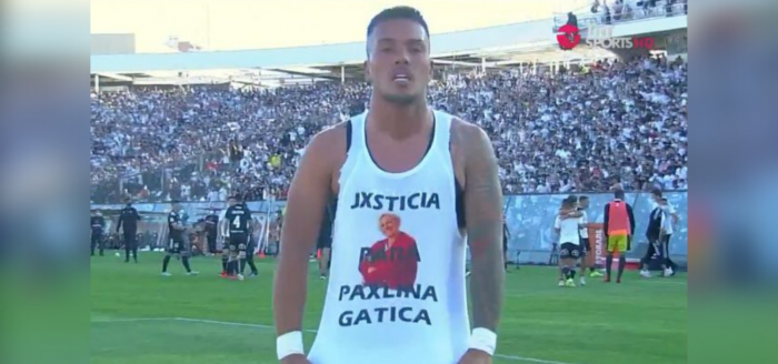 ANFP sancionó a delantero de Colo Colo por mostrar polera contra el femicidio de Paulina Gatica: “Es una clara incitación y llamado a generar violencia en los estadios”