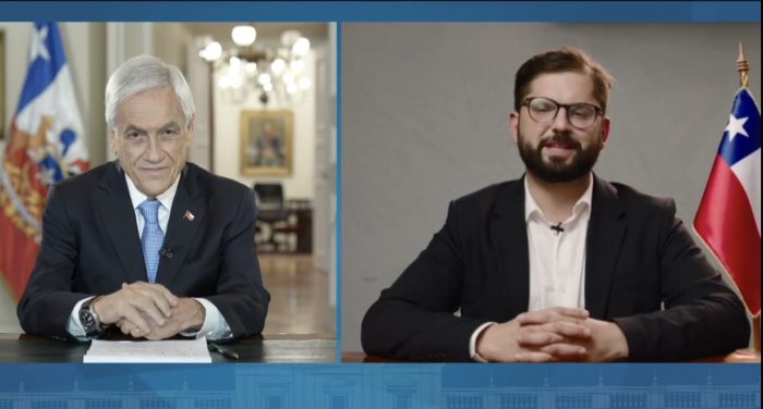 Presidente Piñera se comunica con Gabriel Boric: 