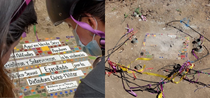 Destruyen memorial de mujeres víctimas de abuso, violación y tortura sexual durante la dictadura Destruyen memorial de mujeres víctimas de abuso, violación y tortura sexual durante la dictadura