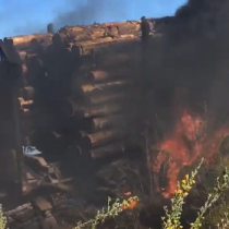 Ataque incendiario en Curanilahue deja al menos siete maquinarias forestales siniestradas: CNDC lamenta falta de 