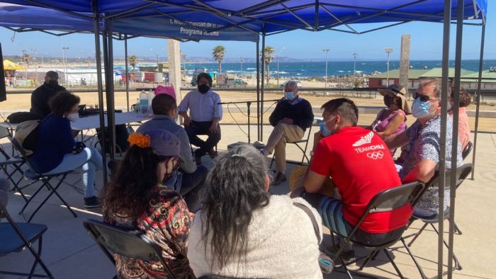 Convencional Squella concluye semana territorial con cabildo en El Tabo y conversatorio en Playa Ancha
