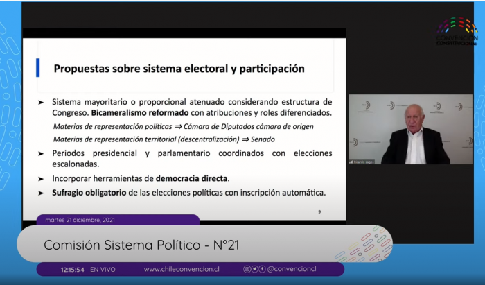 Lagos se juega por el voto obligatorio ante la Convención: “Es lo menos que el país puede pedir a sus ciudadanos” Lagos se juega por el voto obligatorio ante la Convención: “Es lo menos que el país puede pedir a sus ciudadanos”