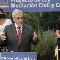 Presidente Piñera presentó proyecto de ley que regula la mediación civil y comercial