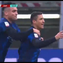 Alexis Sánchez anotó en la clasificación del Inter de Milán en la Copa Italia