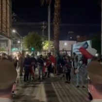 Iquiqueños salieron a las calles para apoyar a Carabineros tras la agresión que sufrieron dos de sus funcionarios