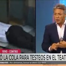 Periodista sufrió desmayo en medio de despacho en vivo debido a ola de calor que se vive en Argentina