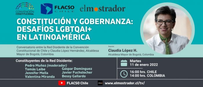 Realizarán conversatorio “Constitución y Gobernanza: desafíos LGBTQAI+ en Latinoamérica” con participación de alcaldesa mayor de Bogotá