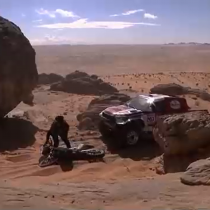 Piloto sudafricano atropella a motociclista chileno César Zumarán en el Rally Dakar