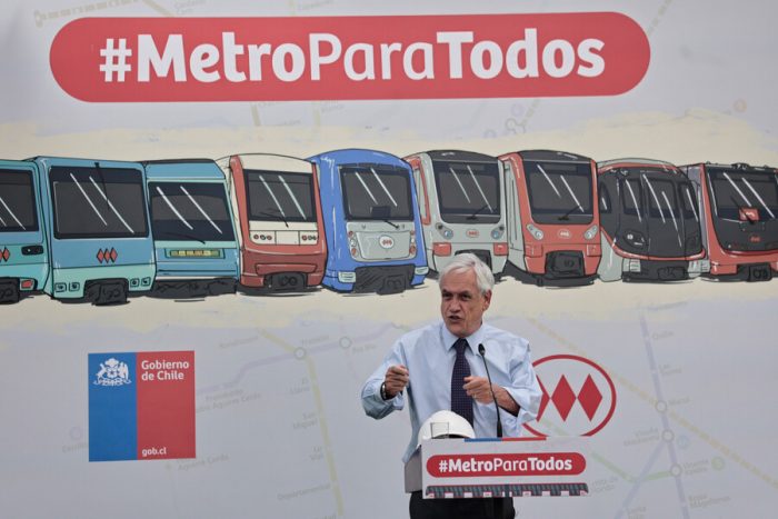 Presidente Piñera dio inicio a la construcción de la Línea 7 del Metro de Santiago: conectará a Renca y Vitacura en 40 minutos