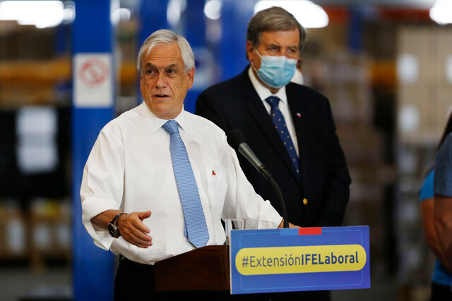 Presidente Piñera anuncia extensión de IFE Laboral y Subsidio Protege hasta junio