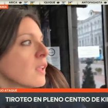 Corresponsal chilena en Ucrania tuvo que salir arrancando en medio de despacho en vivo tras una ráfaga de disparos