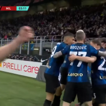 Inter de Milán de los chilenos venció 3-0 al Milán y pasó a la final de la Copa Italia