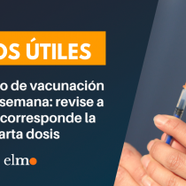 Calendario de vacunación contra el Covid-19 para esta semana: revise a quiénes corresponde la cuarta dosis