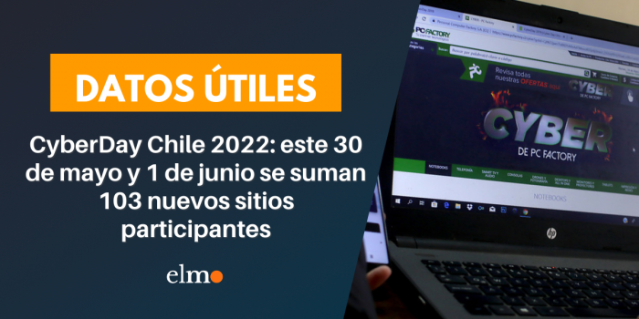 CyberDay Chile 2022: este 30 de mayo y 1 junio se suman 103 nuevos sitios participantes