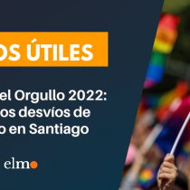 Marcha del Orgullo 2022: revise los desvíos de tránsito en Santiago para este sábado