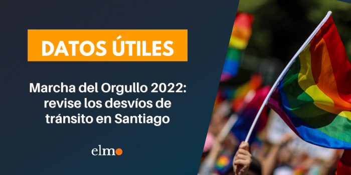 Marcha del Orgullo 2022: revise los desvíos de tránsito en Santiago para este sábado
