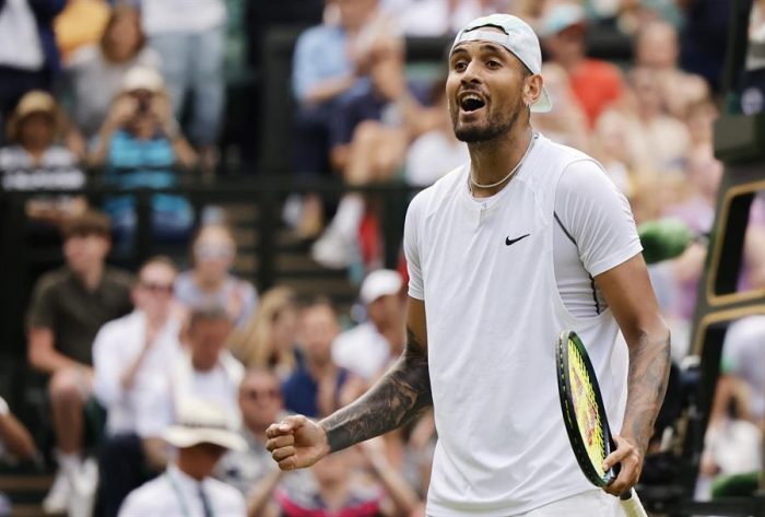 Kyrgios sobre en Garín en la previa de los cuartos de final de Wimbledon: “Es un guerrero, eso es seguro”