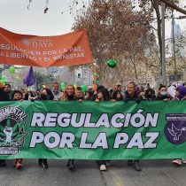 Realizan marcha «Cultiva tus derechos» por Alameda de Santiago