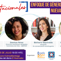 “Diálogos Constitucionales: Enfoque de Género en la nueva Constitución”, la próxima charla organizada por Colmed Santiago y la Escuela de Salud Pública de la U. de Chile