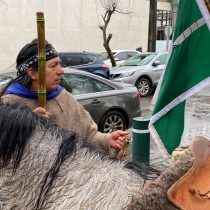 Machi Celestino Córdova hizo uso de beneficio con Gendarmería para realizar ceremonia mapuche en la cárcel de Temuco
