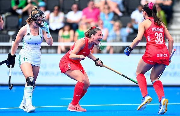 Con la ilusión de clasificar: Chile hizo historia al derrotar a Irlanda y conseguir su primer triunfo en un Mundial de Hockey femenino