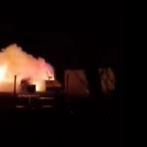 Ataque incendiario en parque eólico en construcción en Angol dejó 10 máquinas quemadas