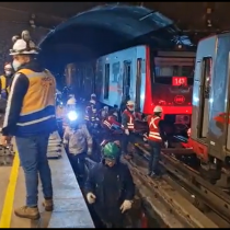 Metro de Santiago continúa con trabajos tras incidente con tren: esperan retomar el servicio completo de Línea 2 antes de hora punta