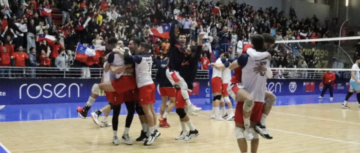 Selección chilena de Vóleibol triunfa sobre Argentina en Campeonato Sudamericano