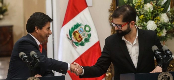 Presidente Boric acuerda con Pedro Castillo fortalecimiento de trabajo conjunto ante delincuencia y tráfico de migrantes Presidente Boric acuerda con Pedro Castillo fortalecimiento de trabajo conjunto ante delincuencia y tráfico de migrantes
