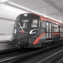 Con un parecido a Darth Vader: Metro de Santiago presenta los trenes que se movilizarán en la Línea 7