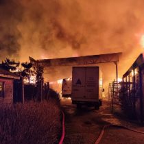 Onemi declara Alerta Roja en Valdivia y Paillaco por incendio forestal 