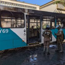 Gobierno por quema de bus en alrededores del Liceo del Aplicación: 