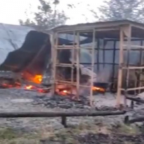 Grupo armado realizó ataque incendiario contra central hidroeléctrica en Vilcún