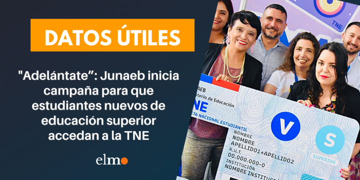«Adelántate”: Junaeb inicia campaña para que estudiantes nuevos de educación superior accedan a la TNE