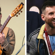 Kevin Johansen sorprendió en sus redes celebrando a lo Messi con la Copa del Mundo su nuevo proyecto musical