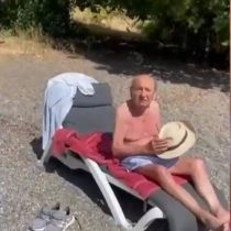 Turistas denuncian expulsión de playa en Panguipulli por parte de un adulto mayor