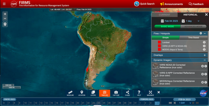 Siga aquí el avance de los incendios forestales monitoreados por la NASA Siga aquí el avance de los incendios forestales monitoreados por la NASA