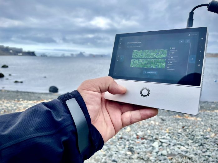 Expedición a la Antártica realizó inédito experimento con tecnología portátil