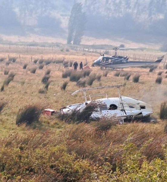 Cae helicóptero que combatía fuego en Galvarino: dejó dos víctimas fatales Cae helicóptero que combatía fuego en Galvarino: dejó dos víctimas fatales