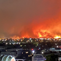 Senapred decreta alerta roja para Chillán y Chillán Viejo por incendios forestales