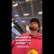 Luisito Comunica elogia aeropuerto de Santiago: 