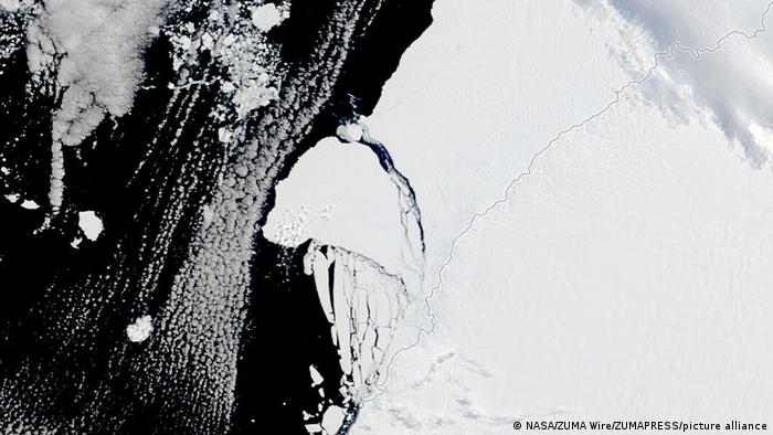 Revelan las primeras imágenes de un iceberg desprendido de la Antártida que tiene el tamaño similar al de Londres