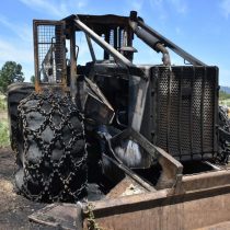 Reportan maquinarias destruidas tras dos ataques incendiarios en la región de Los Lagos