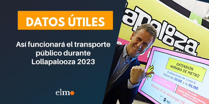 Así funcionará el transporte público durante Lollapalooza 2023: reforzarán servicios de Red y Metro  