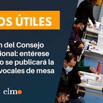 Elección del Consejo Constitucional: entérese aquí cuándo se publicará la nómina de vocales de mesa