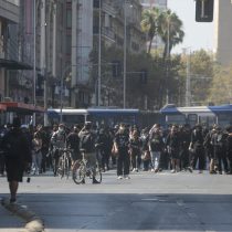 Incidentes en la Alameda y otros puntos de Santiago por Día del Joven Combatiente