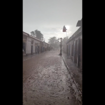 Suspenden clases en cuatro establecimientos de San Pedro de Atacama por intensas lluvias